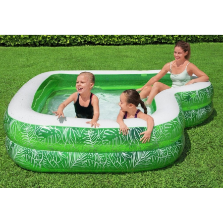 Basen dmuchany Bestway 54336 231x231cm 282 l fotel